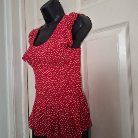 Sim&sam floral stockinette stitch blouse size medium - Picture 6 of 7